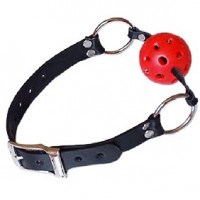 Ball Gag Breathable RED